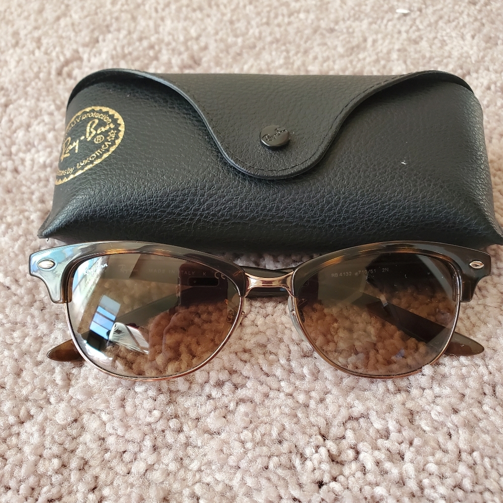 Rayban Clubmaster Style Sunglasses